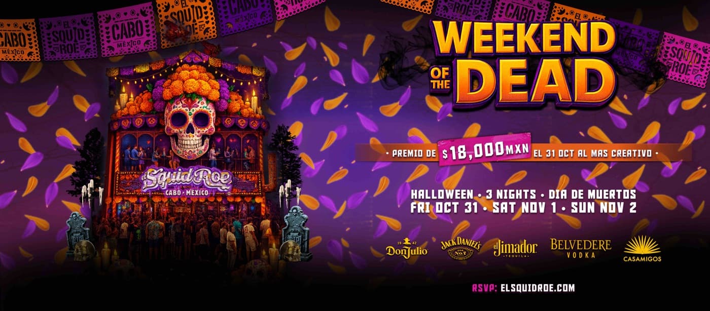HALLOWEEN IN CABO with Cabo Party Pass in downtown Cabo San Lucas