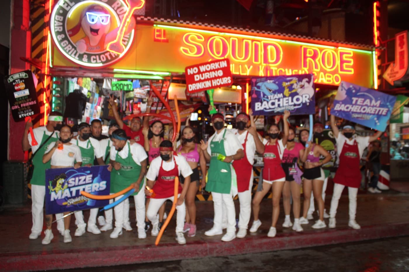 Bachelorette bar crawl night with Cabo Party Pass in downtown Cabo San Lucas — photo 3