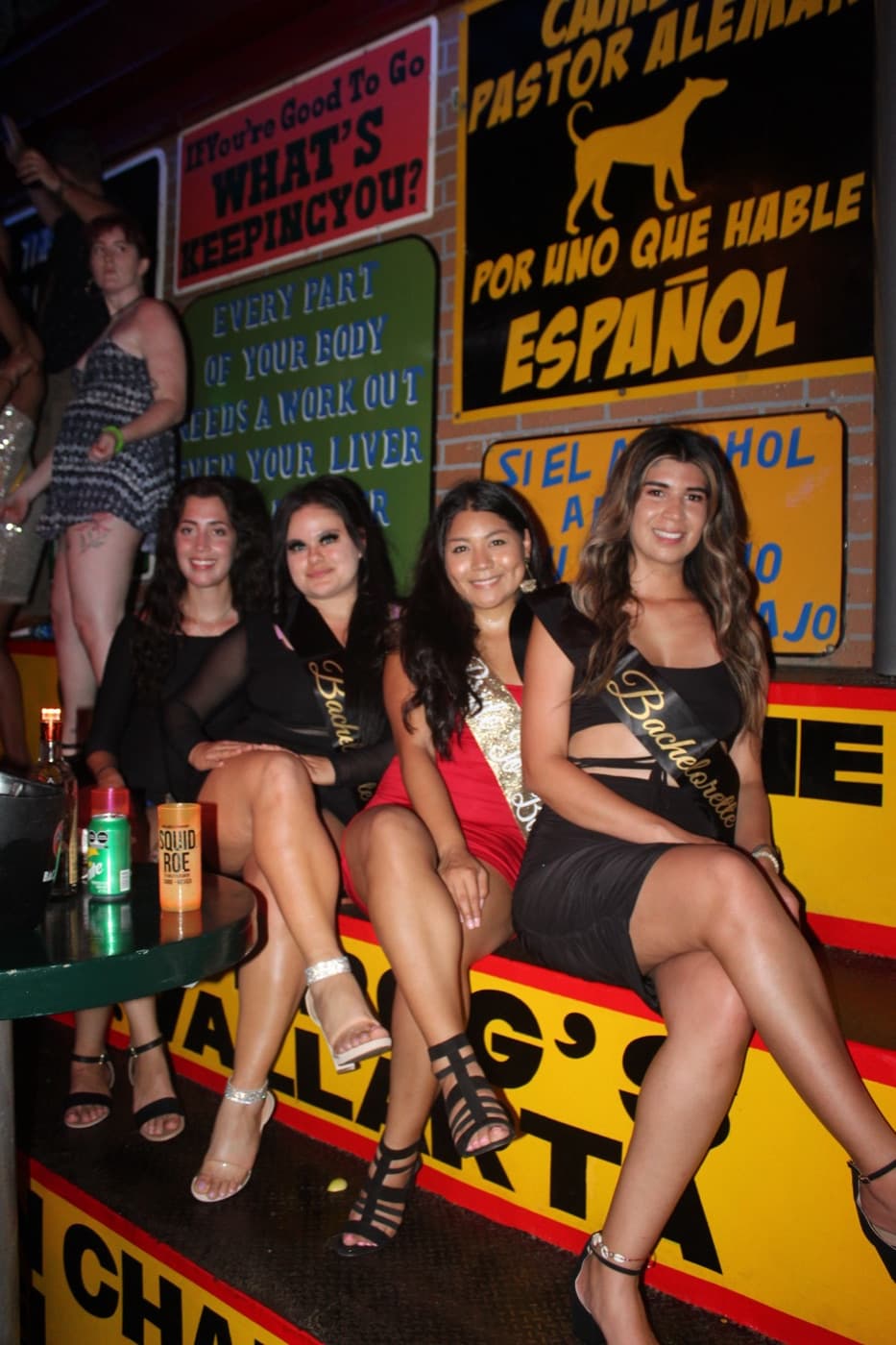 Bachelorette bar crawl night with Cabo Party Pass in downtown Cabo San Lucas — photo 4